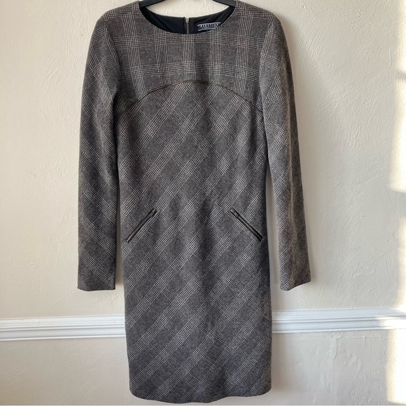 Peruvian Connection Dresses & Skirts - 🎁5/$25 Peruvian Connection Brown Plaid Wool Blend Sheath Dress